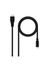 Nanocable 10.01.1201-BK cable USB 1 m USB 3.2 Gen 1 (3.1 Gen 1) USB C Micro-USB B Negro