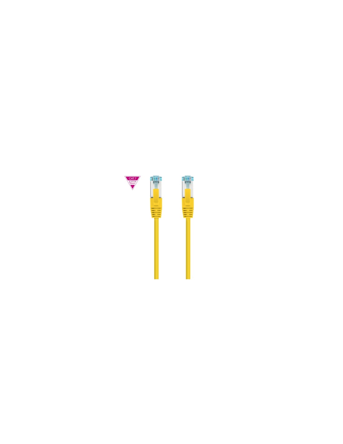 Nanocable Cable de Red Cat.7 600MHZ LSZH SFTP PIMF AWG26, Amarillo, 1 m