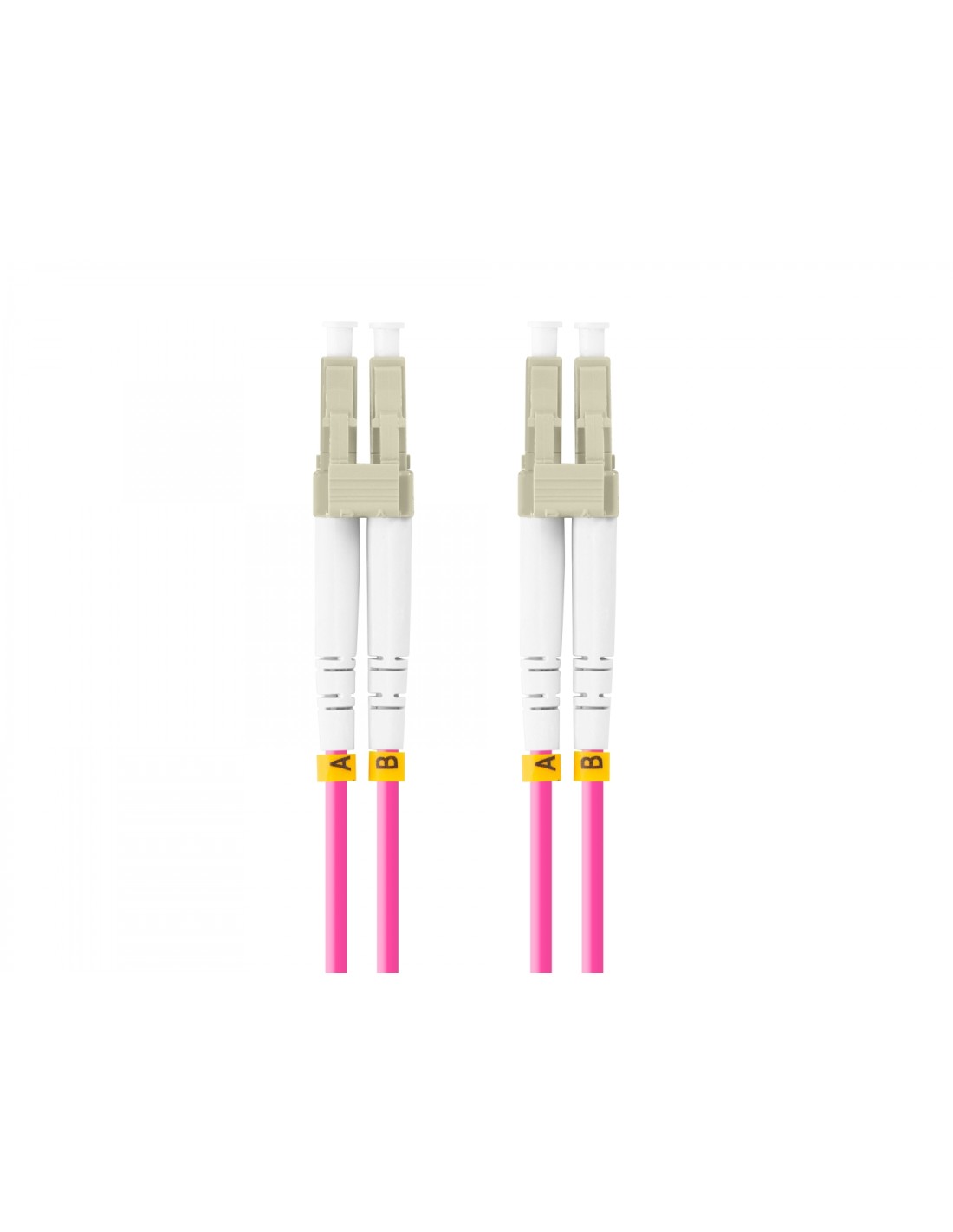 Lanberg FO-LULU-MD41-0050-VT cable de fibra optica 5 m LC/UPC OM4 Violeta