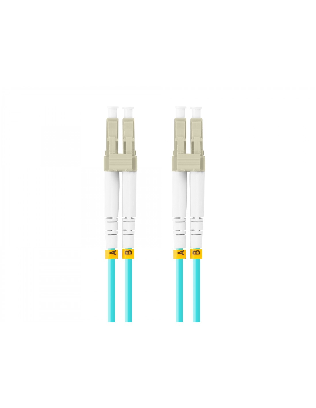 Lanberg FO-LULU-MD31-0010-TQ cable de fibra optica 1 m LC/UPC OM3 Color aguamarina