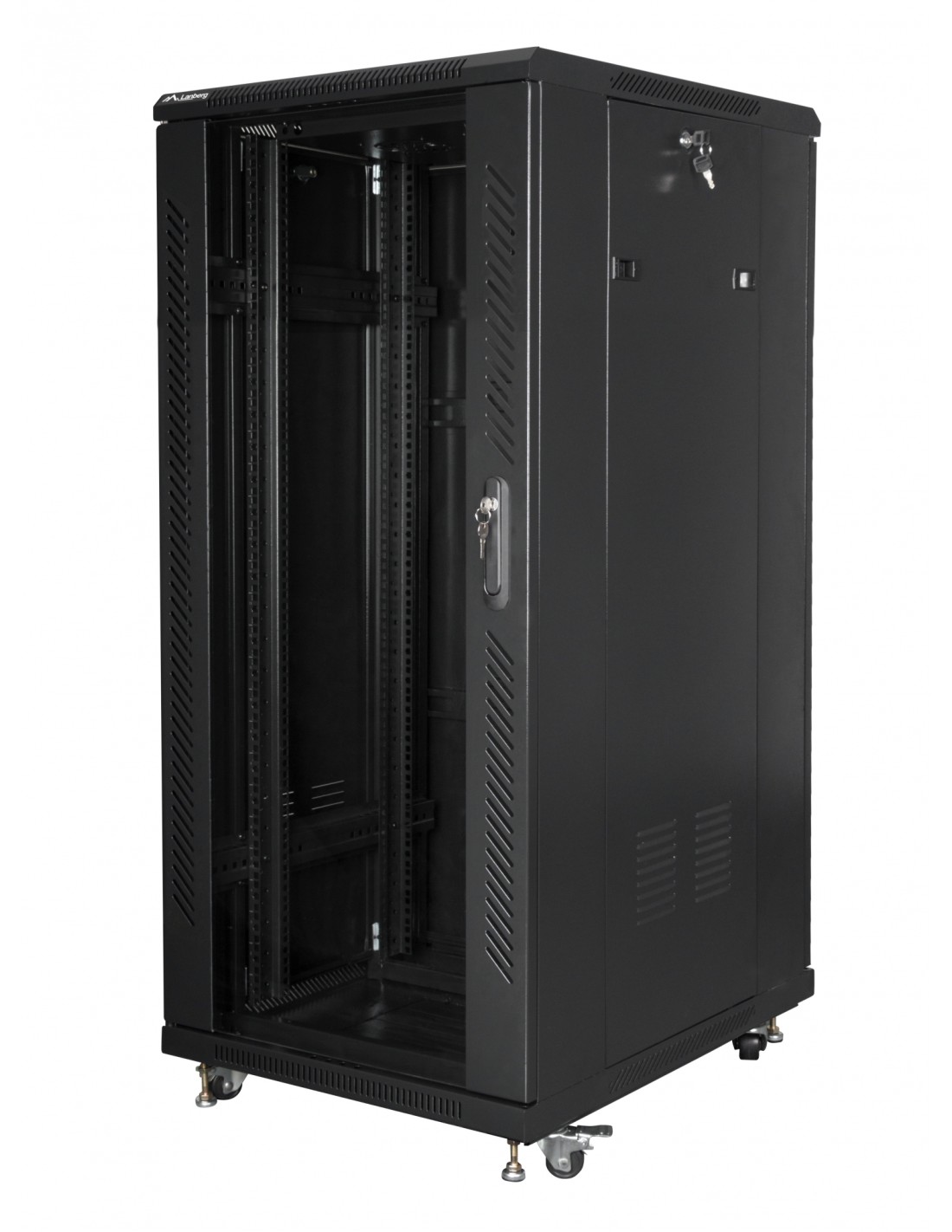 Lanberg FF01-6827-12BL armario rack 27U Rack o bastidor independiente Negro