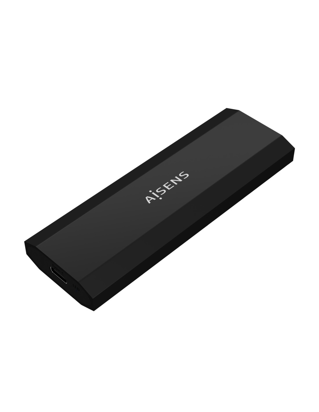AISENS Caja Externa M.2 (NGFF) ASM2-017B SATA/NVMe a Usb3.1 Gen2, Negra