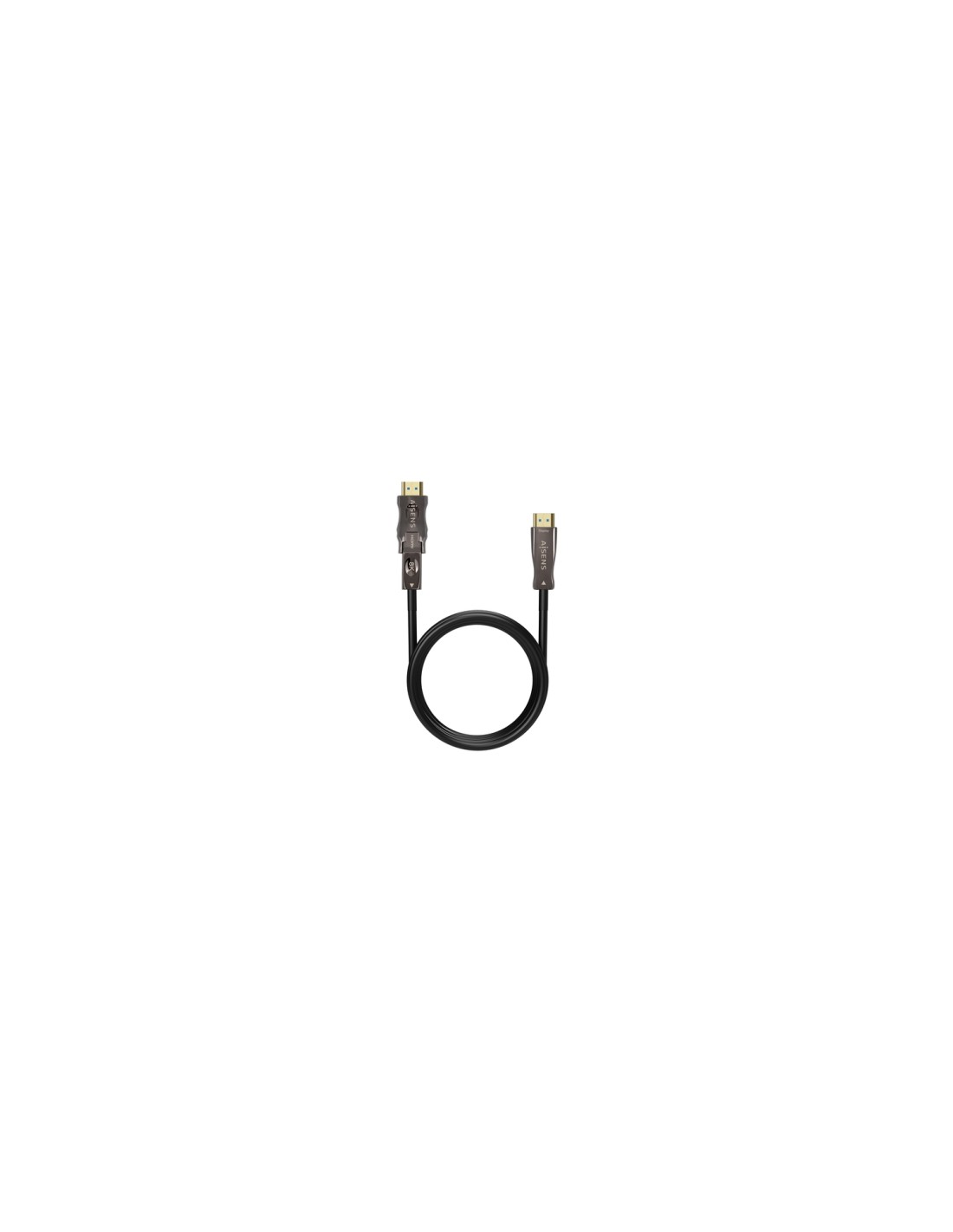 AISENS Cable Hdmi V2.1 AOC Desmontable Ultra Alta Velocidad / Hec 8K@60Hz 4K@120Hz 4:4:4 48Gbps, A/M-D/A/M, Negro, 15M