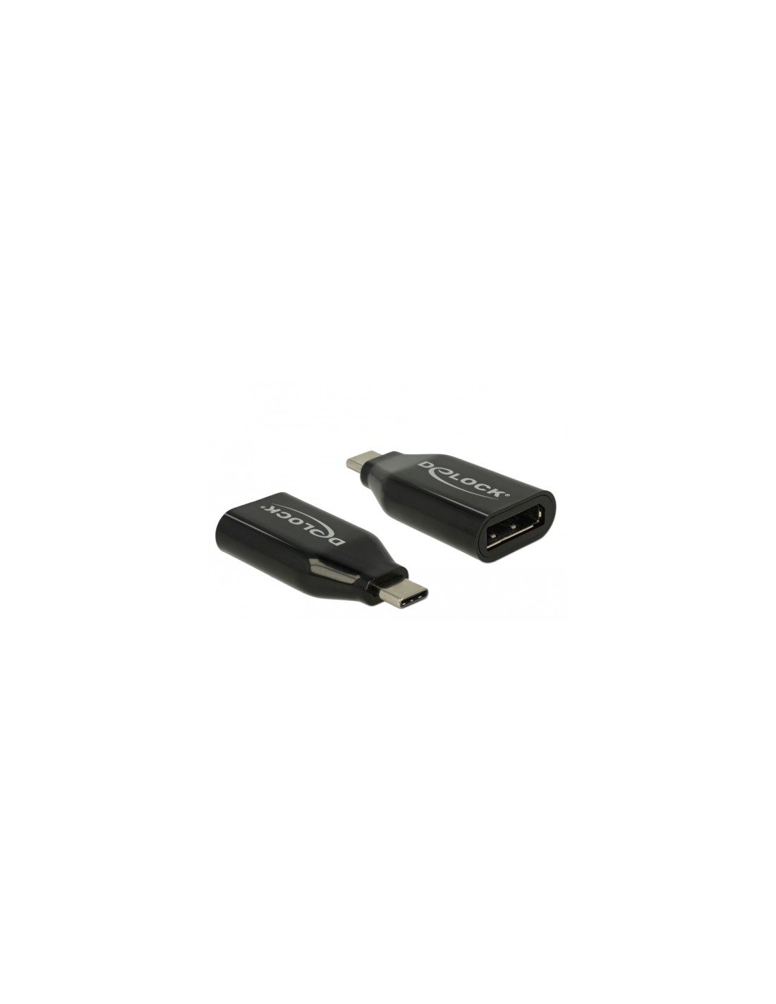 DeLOCK 64151 adaptador de cable de vÍ­deo DisplayPort USB Tipo C Negro