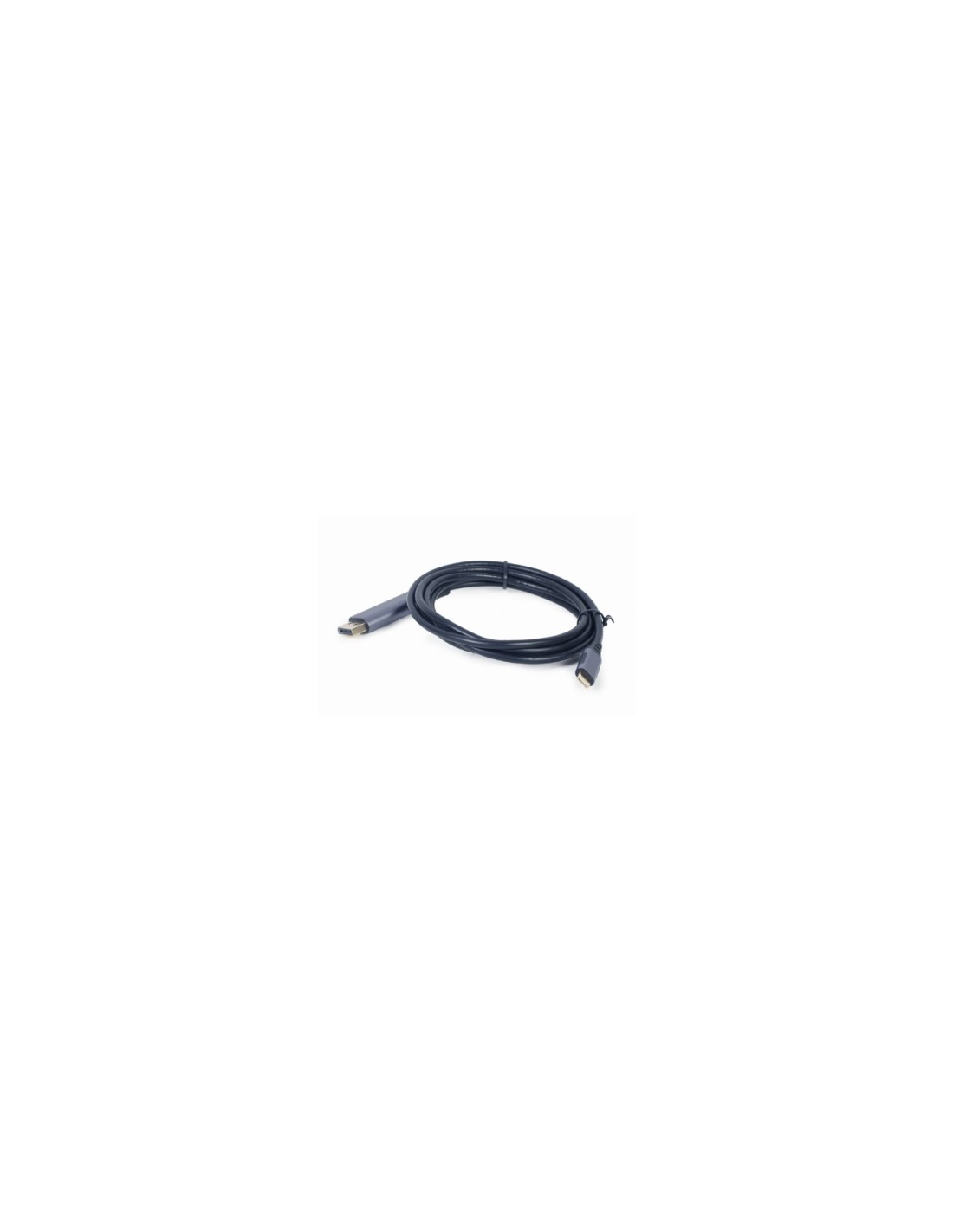 Gembird CC-USB3C-DPF-01-6 adaptador de cable de vÍ­deo 1,8 m USB Tipo C DisplayPort Negro, Gris