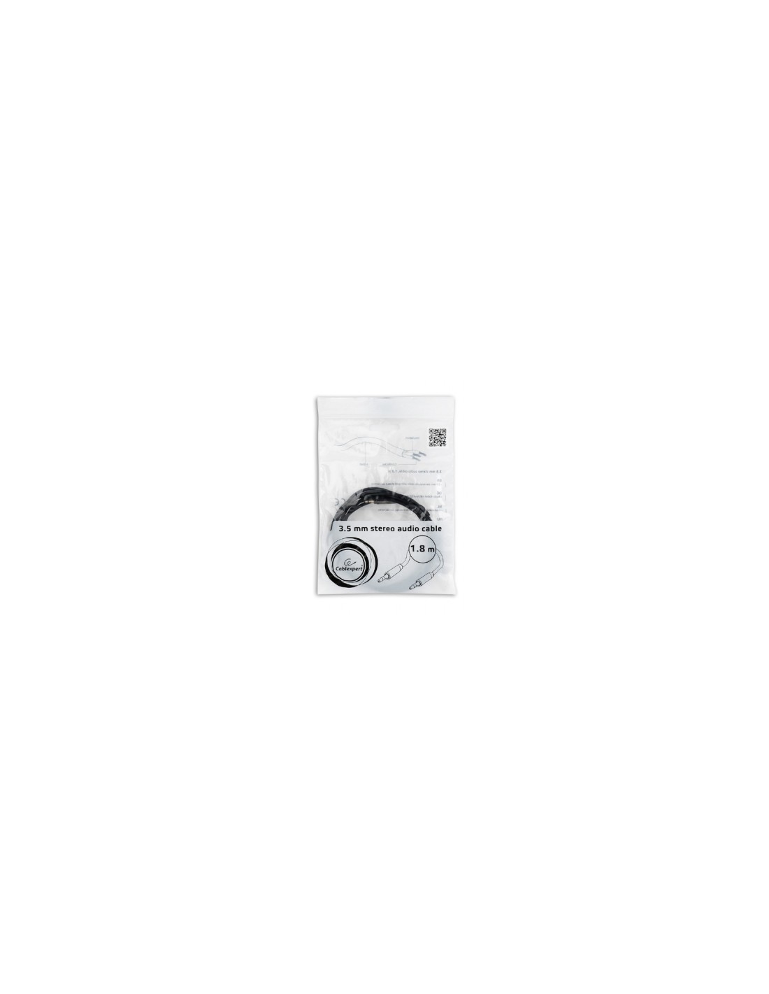 Gembird CCAP-444-6 cable de audio 1,8 m 3,5mm Negro