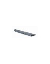 Gembird A-CM-COMBO9-01 hub de interfaz USB 3.2 Gen 1 (3.1 Gen 1) Type-C 5000 Mbit/s Gris