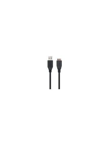 Nanocable CABLE USB 3.0, TIPO A/M-MICRO B/M, NEGRO, 2.0 M
