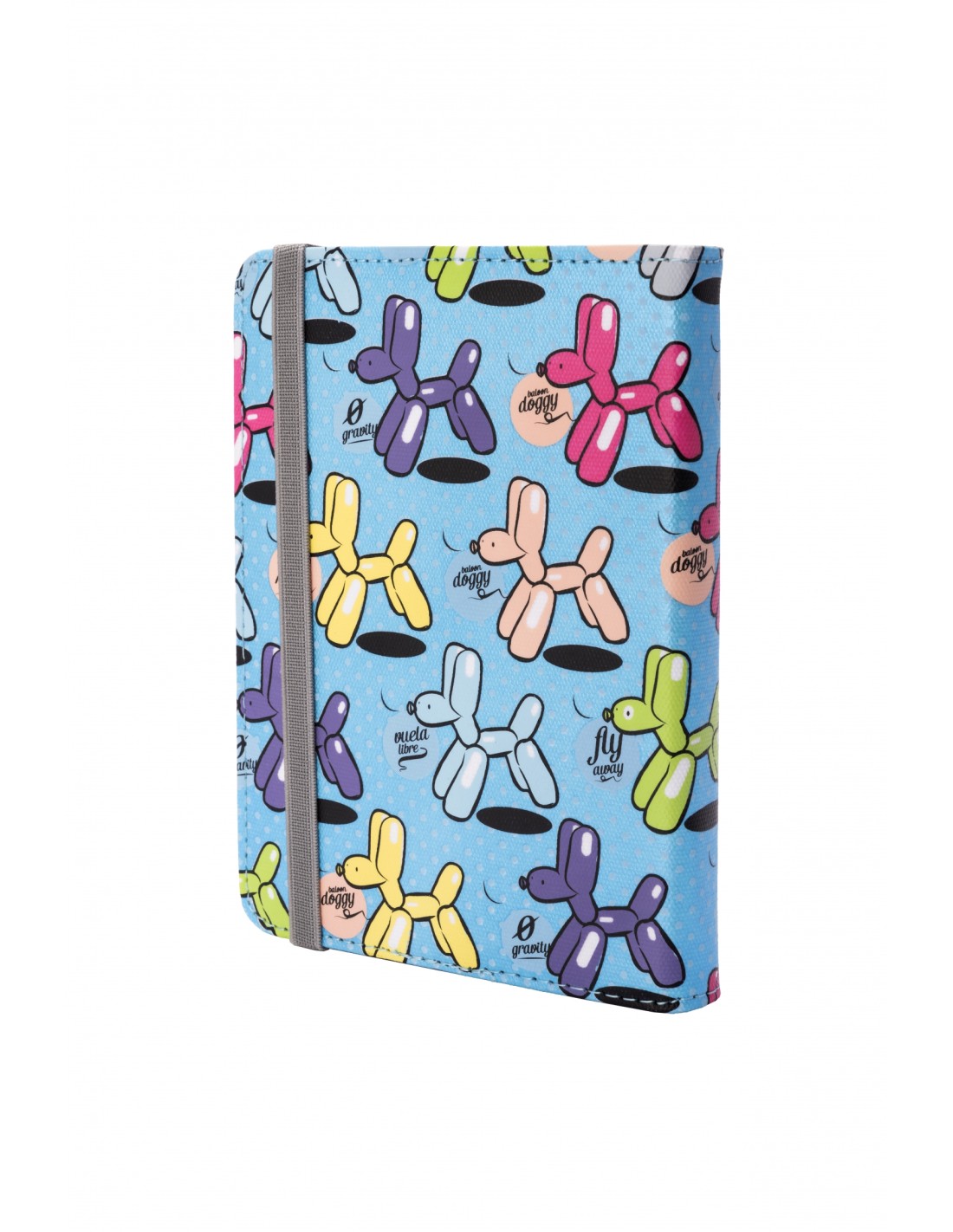 SilverHT Funda Universal Case Balloons Blue Metal para ebook de 6 pulgadas