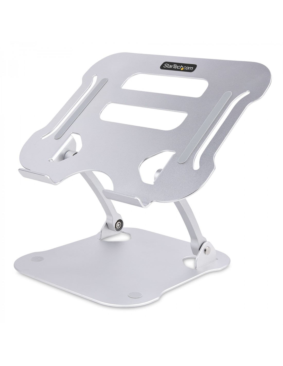 StarTech.com Soporte Ergonómico de Ordenador para Sobremesa - Base Soporte Ergonómico para Portátil de Altura Ajustable - Alumin