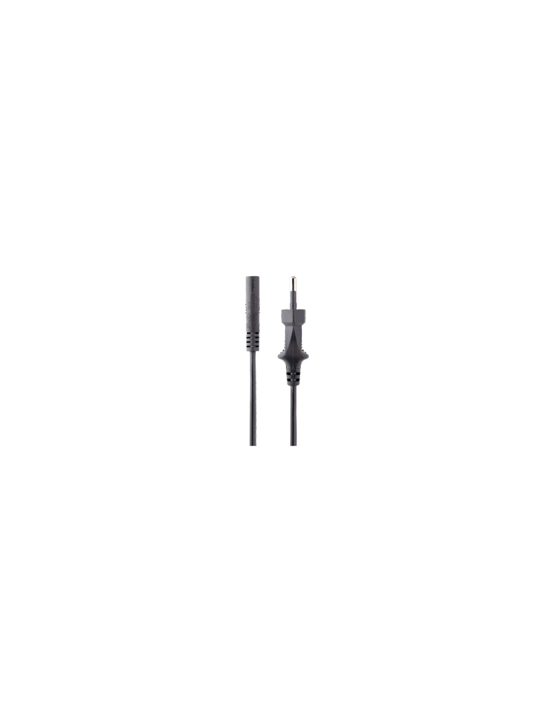 StarTech.com Cable de 2m de Alimentación para Ordenador Portátil o Impresora , UE a C7, 2,5A 250V, 18AWG, Cable de Repuesto para