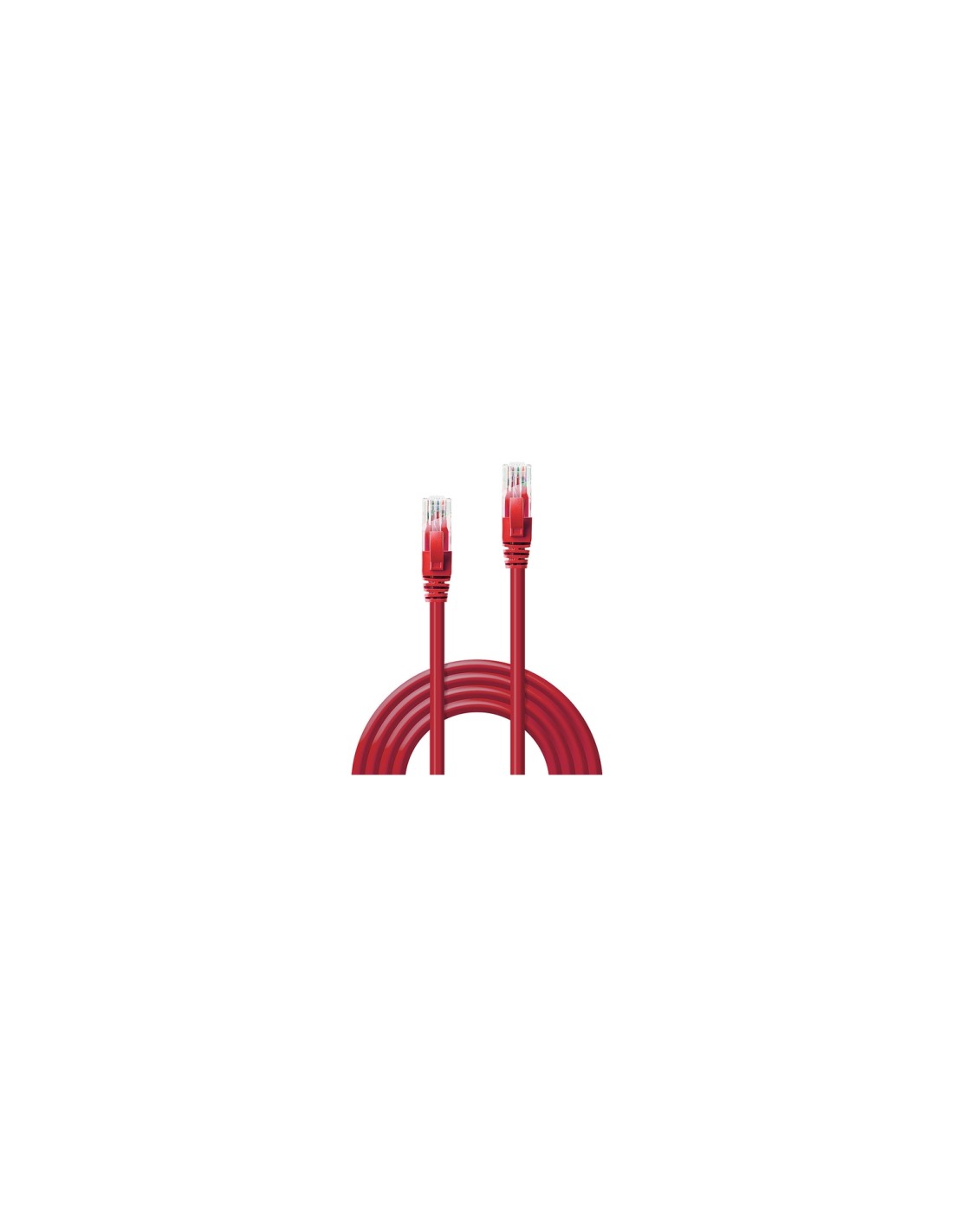 Lindy 48031 cable de red Rojo 0,5 m Cat6 U/UTP (UTP)
