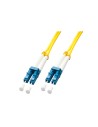 Lindy 47452 cable de fibra optica 3 m LC OS2 Amarillo