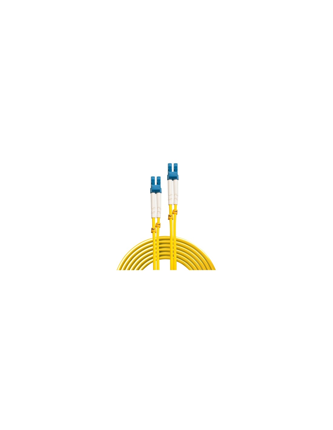 Lindy 47452 cable de fibra optica 3 m LC OS2 Amarillo