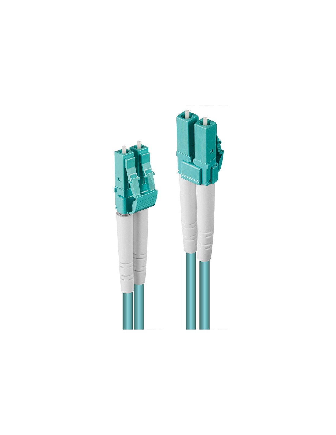 Lindy 46374 cable de fibra optica 10 m LC OM3 Turquesa