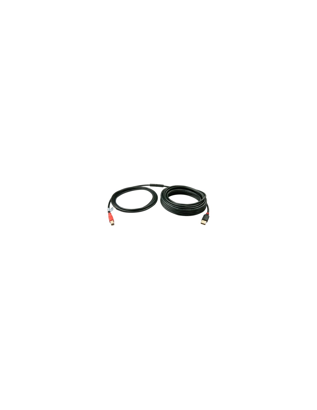 Lindy 42762 cable USB 15 m USB 2.0 USB A USB B Negro, Rojo