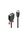 Lindy 41491 adaptador de cable de vÍ­deo 2 m DisplayPort HDMI Negro