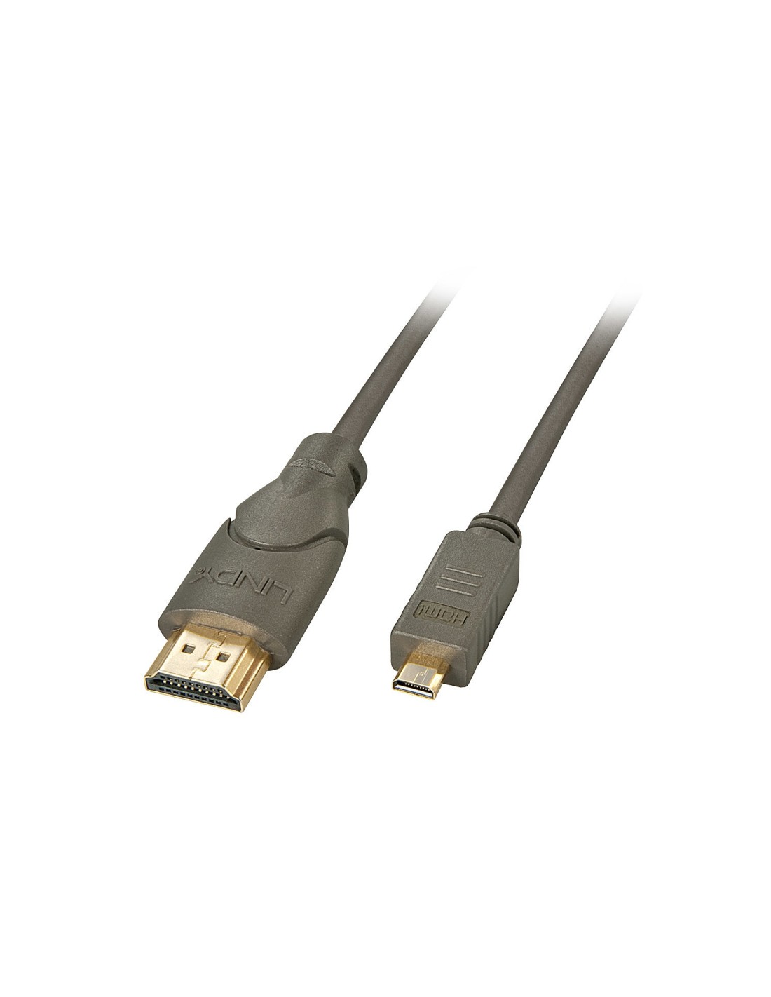 Lindy 41353 cable HDMI 2 m HDMI tipo A (Estándar) HDMI tipo D (Micro) Negro, Oro