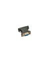 Lindy 41199 cambiador de género para cable VGA DVI-I Negro, Oro