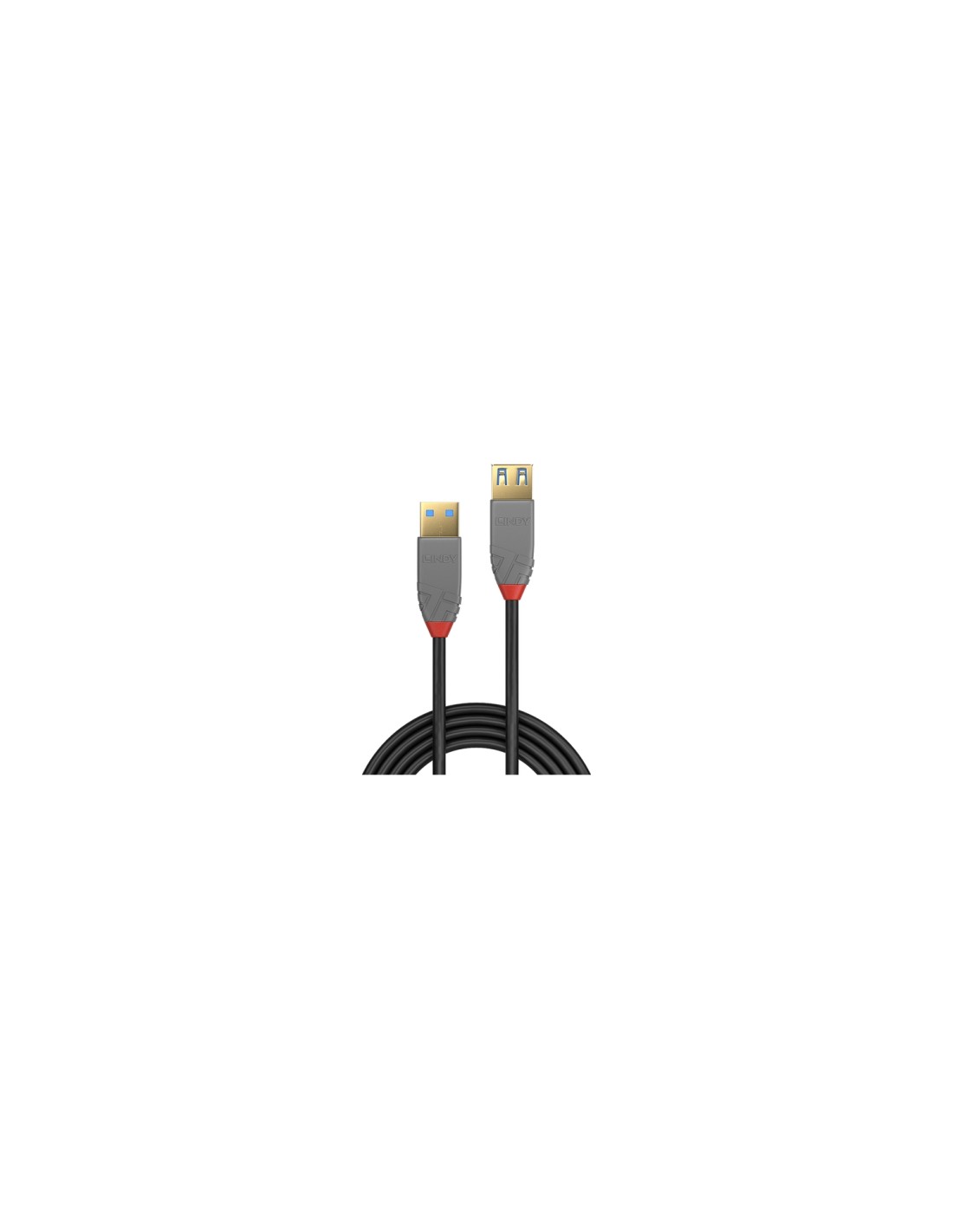 Lindy 36762 cable USB 2 m USB 3.2 Gen 1 (3.1 Gen 1) USB A Negro