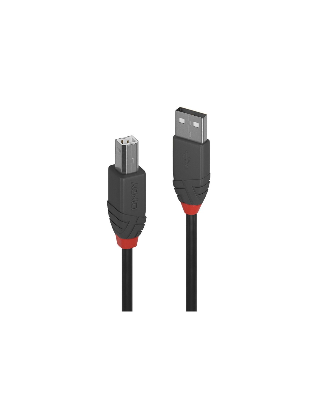 Lindy 36672 cable USB 1 m USB 2.0 USB A USB B Negro
