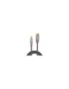 Lindy 36660 cable USB 0,5 m USB 3.2 Gen 1 (3.1 Gen 1) USB A USB B Cromo, Gris