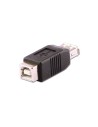 Lindy 71228 cambiador de género para cable USB A USB B Negro