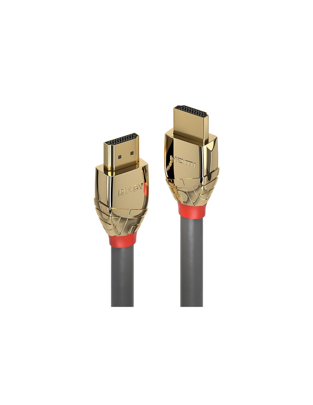 Lindy 37865 cable HDMI 7,5 m HDMI tipo A (Estándar) Oro, Gris
