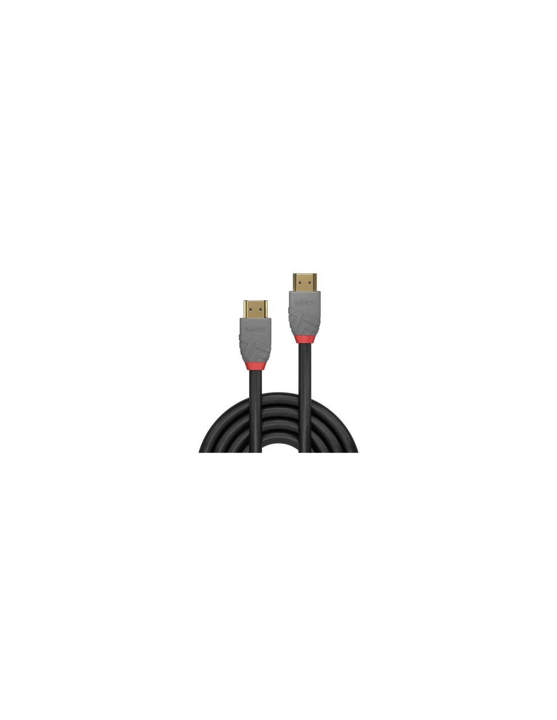 Lindy 36962 cable HDMI 1 m HDMI tipo A (Estándar) Negro, Gris