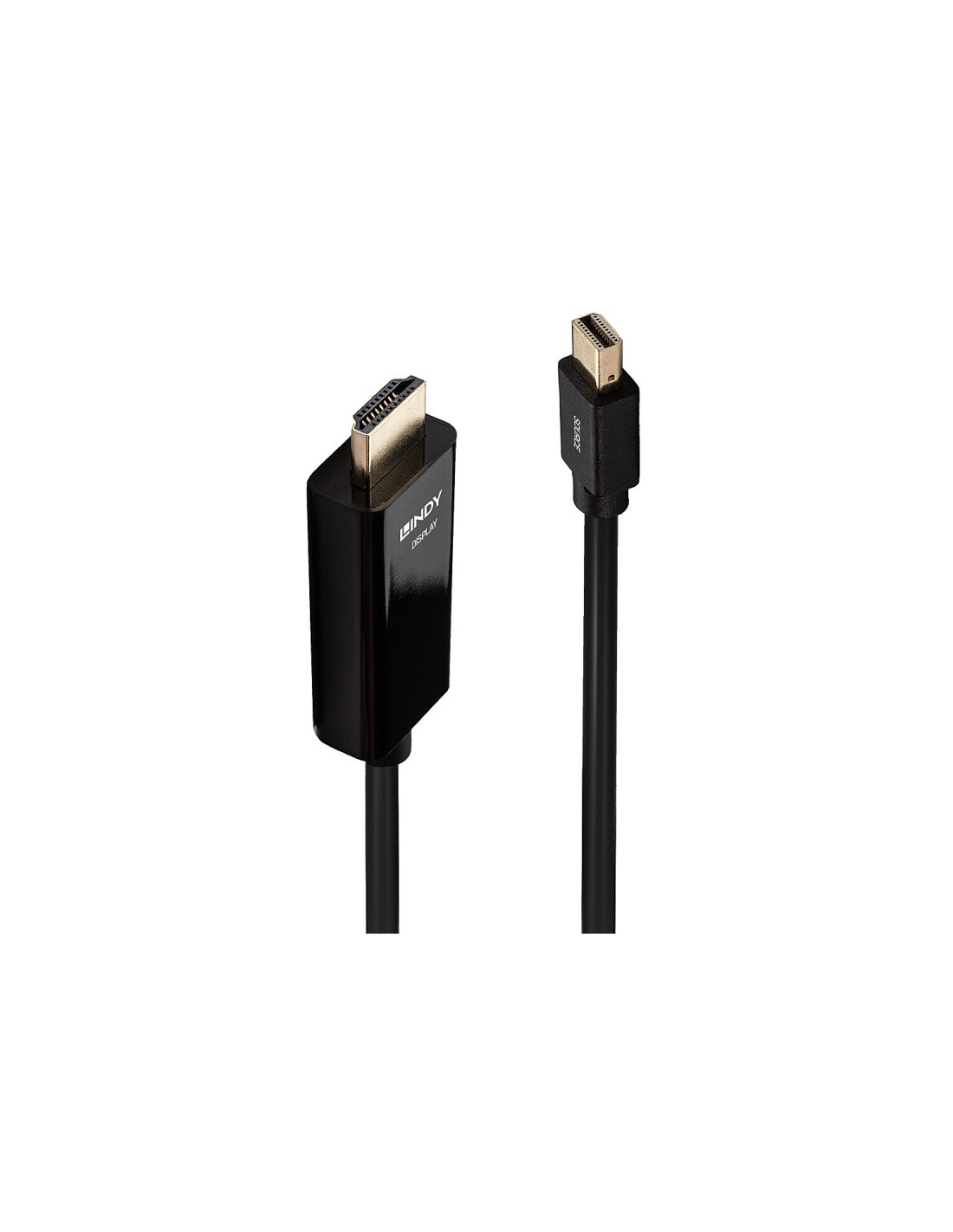 Lindy 36926 adaptador de cable de vÍ­deo 1 m HDMI tipo A (Estándar) Mini DisplayPort Negro