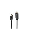 Lindy 36921 adaptador de cable de vÍ­deo 1 m DisplayPort HDMI tipo A (Estándar) Negro