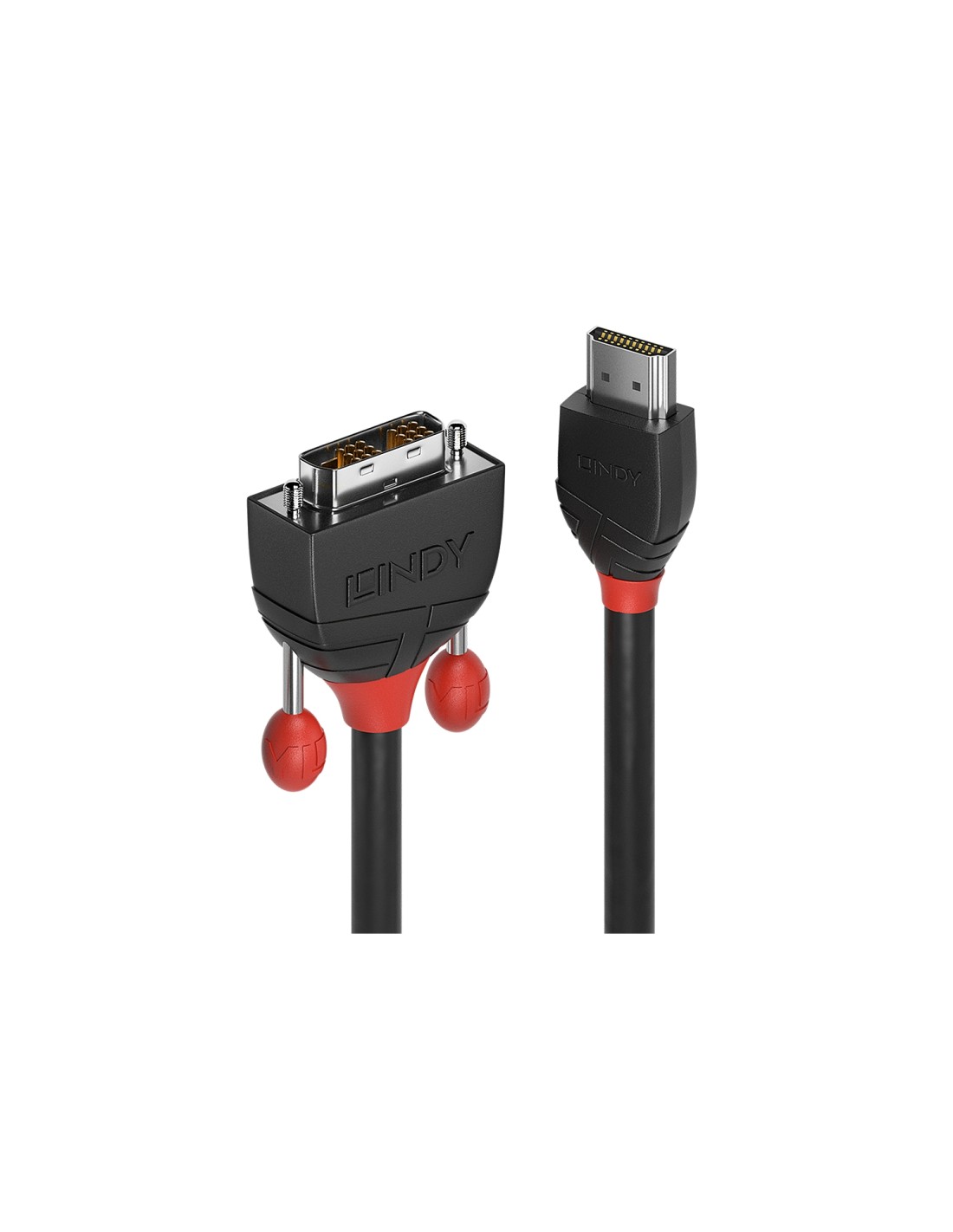 Lindy 36273 adaptador de cable de vÍ­deo 3 m HDMI tipo A (Estándar) DVI-D Negro