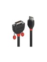 Lindy 36272 adaptador de cable de vÍ­deo 2 m HDMI tipo A (Estándar) DVI-D Negro
