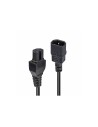 Lindy 30314 cable de transmisión Negro 2 m C14 acoplador C15 acoplador