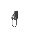 Lindy 43354 hub de interfaz USB 3.2 Gen 1 (3.1 Gen 1) Type-A + Type-C Negro