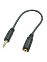 Lindy 35699 cable de audio 20 m 3,5mm 2,5mm Negro
