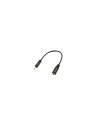 Lindy 35698 cable de audio 0,2 m 2,5mm 3,5mm Negro