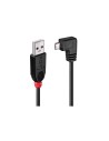 Lindy 31975 cable USB 0,5 m USB 2.0 USB A Micro-USB B Negro