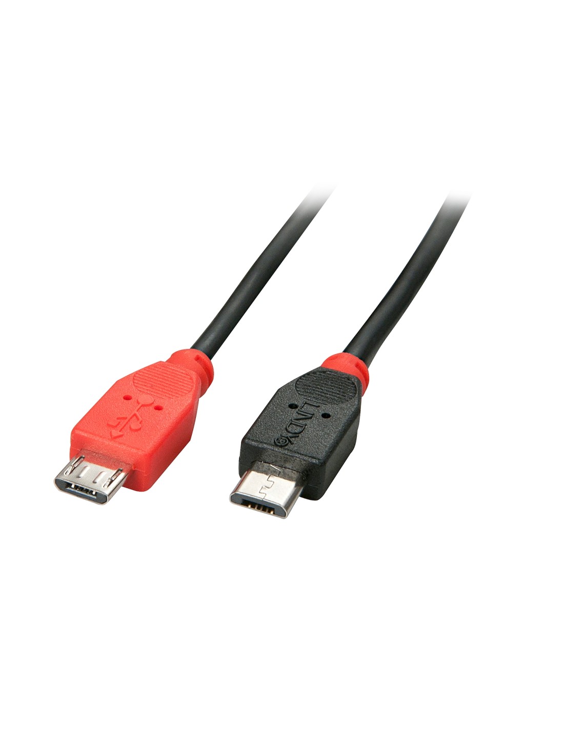 Lindy 31758 cable USB 0,5 m USB 2.0 Micro-USB B Negro