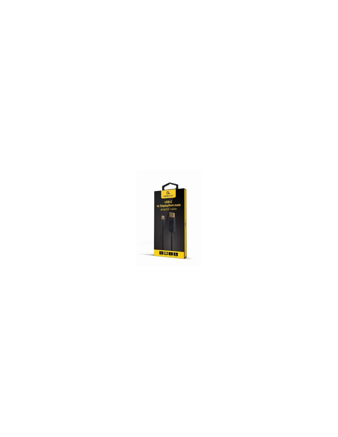 Gembird A-CM-DPF-02 Adaptador gráfico USB 3840 x 2160 Pixeles Negro