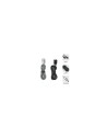 SUBBLIM PACK 2 CABLES USB TIPO USB-C A USB-C 1 M BLACK/SILVER