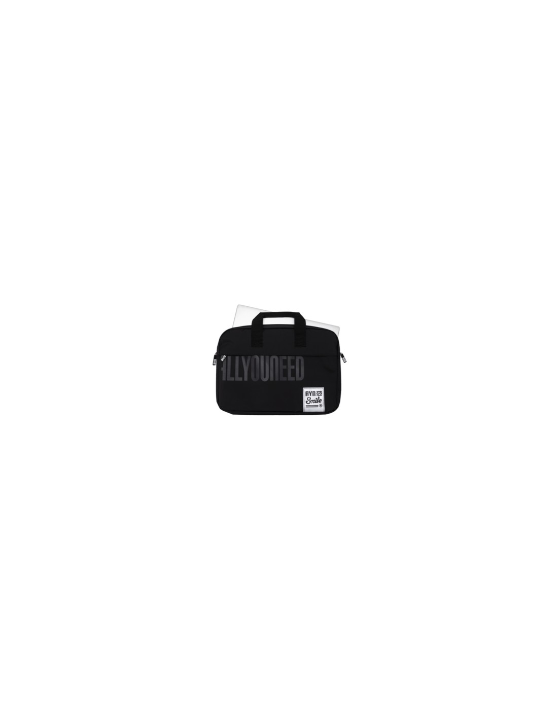 Smile Akira maletines para portátil 39,6 cm (15.6") MaletÍ­n Toploader Negro