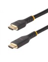 StarTech.com Cable de 10m HDMI Activo - HDMI 2.0 4K 60Hz UHD - Cable de Servicio Pesado - Resistente - con Fibra de Aramida - Ca