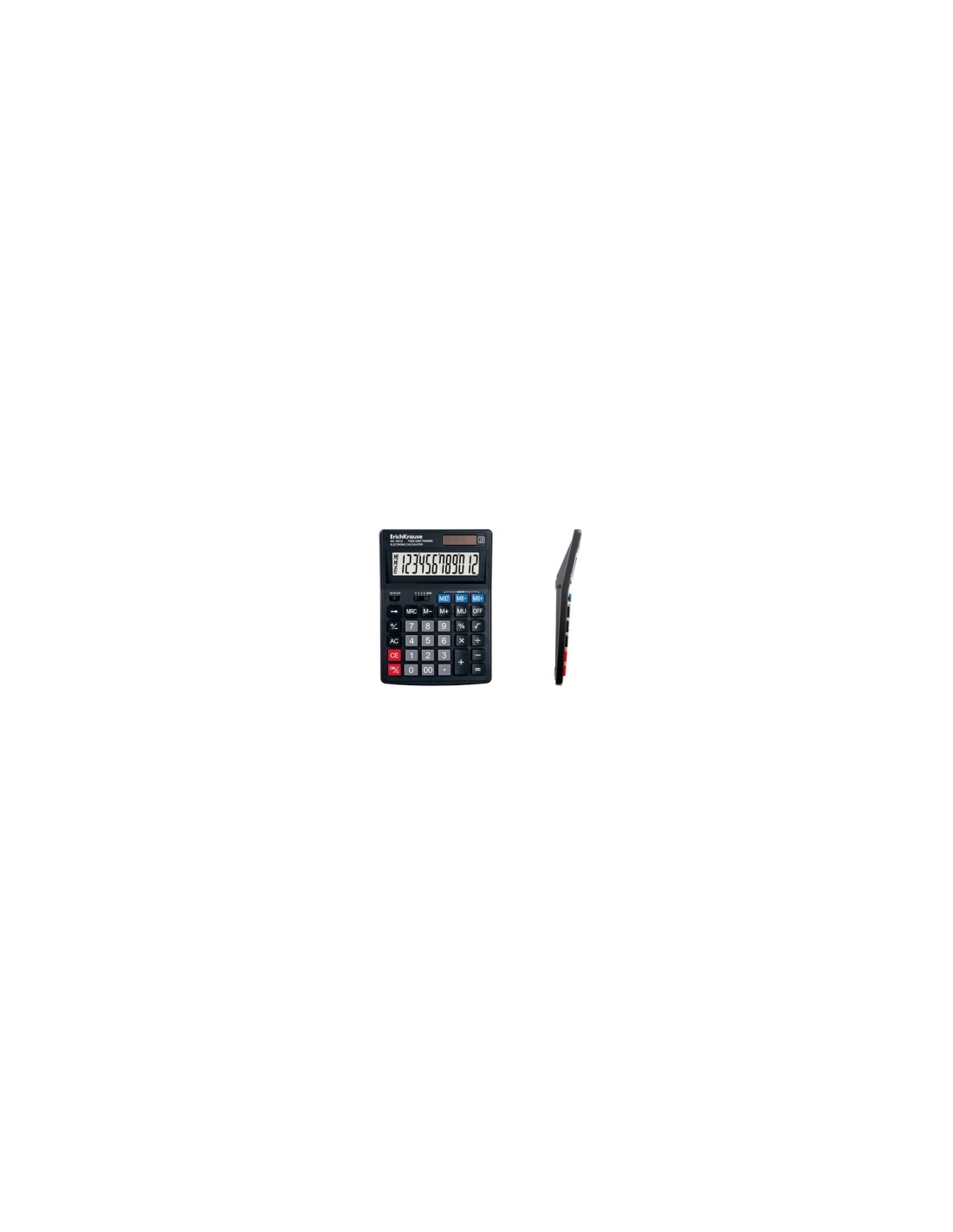 ErichKrause DC-4512 calculadora Escritorio Calculadora básica Negro