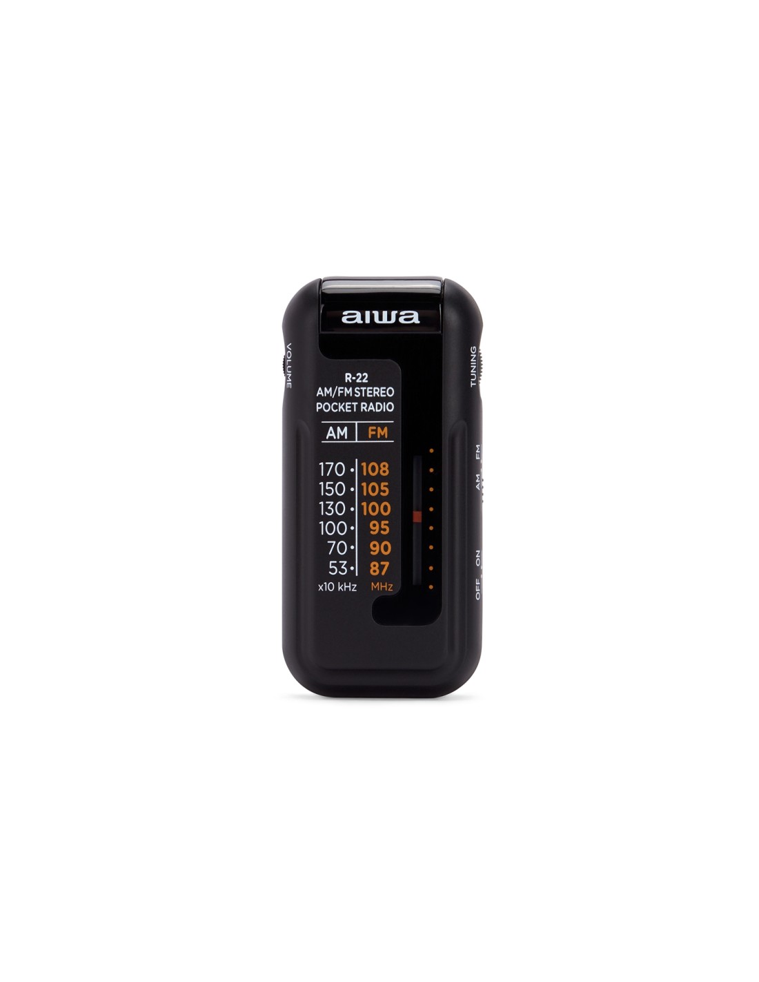 Aiwa R-22BK radio Personal Analógica Negro