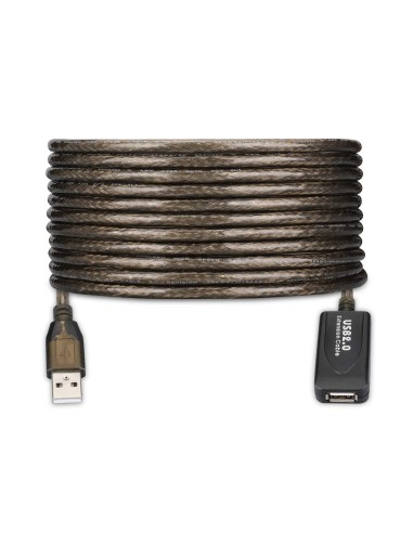 Ewent EW1023 cable USB USB 2.0 20 m USB A 0,48 Gbit/s Negro