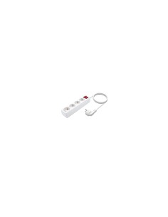 AISENS Base Multiple 4 Tomas con Interruptor con Cable 3×1.5mm2, 2