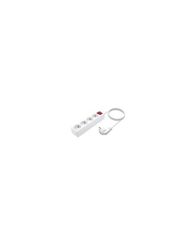 AISENS Base Multiple 4 Tomas con Interruptor con Cable 3×1.5mm2,