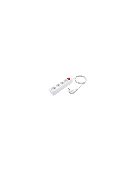 AISENS Base Multiple 4 Tomas con Interruptor con Cable 3×1.5mm2,