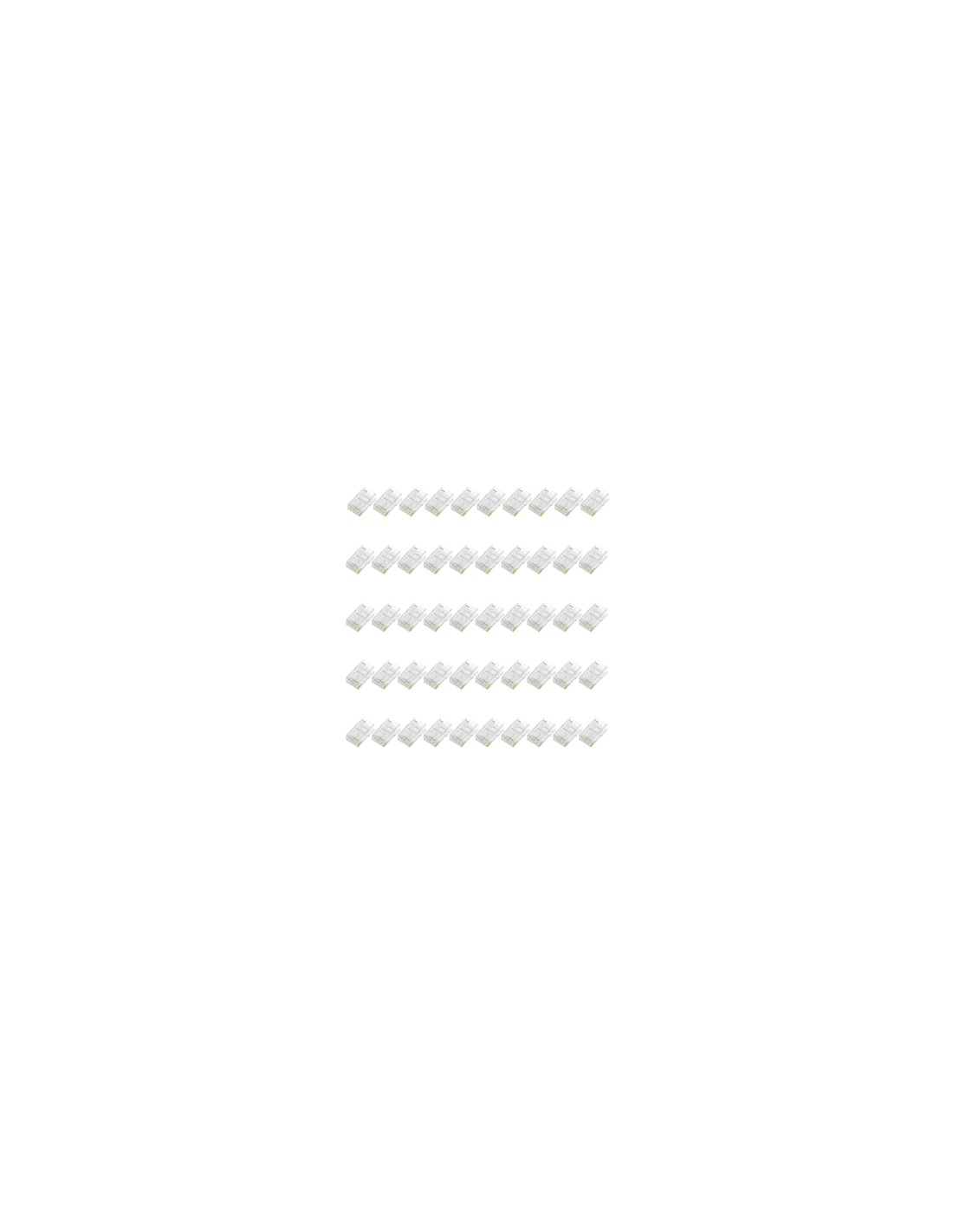 AISENS Conector RJ45 8 Hilos CAT.6 AWG24 (50 UDS)